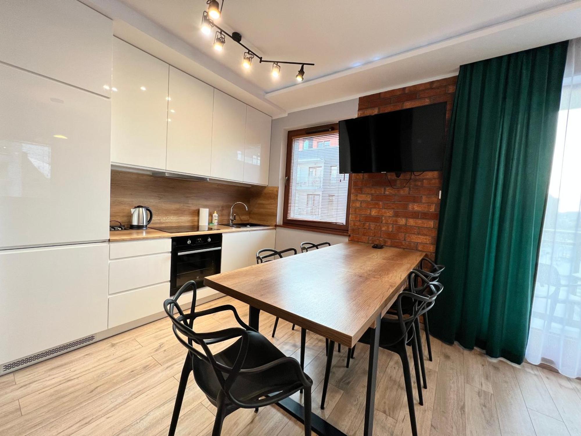 Stylish Apartment Oldtown Riverview Balcony Gdansk Exterior photo